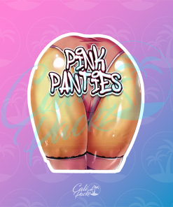 Pink Panties Cali Pack Die Cut 3.5g Mylar Bag