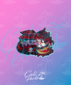 Black Cherry Haupia Cali Pack Die Cut 3.5g Mylar Bag