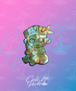 High Tolerance Juelz Santana Gold Magnum face Cali Pack Die Cut 3.5g Mylar Bag
