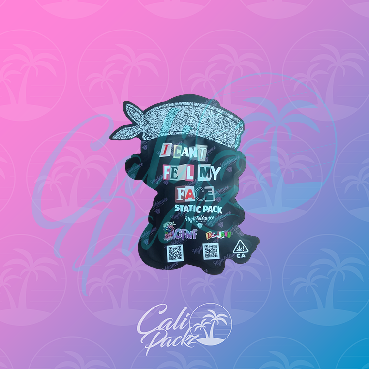 High Tolerance Juelz Santana Static pack Cali Pack Die Cut 3.5g Mylar Bag - Image 2