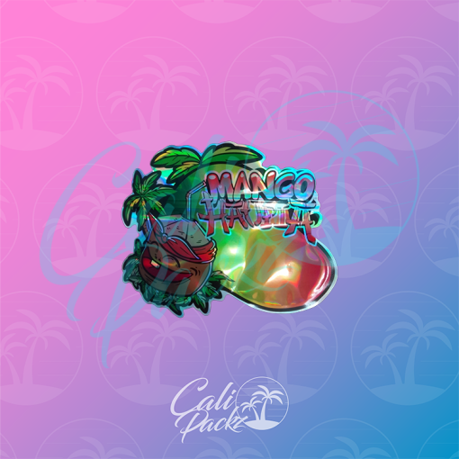 Mango Haupia Cali Pack Die Cut 3.5g Mylar Bag - Image 2