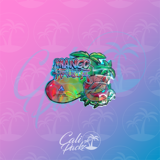 Mango Haupia Cali Pack Die Cut 3.5g Mylar Bag