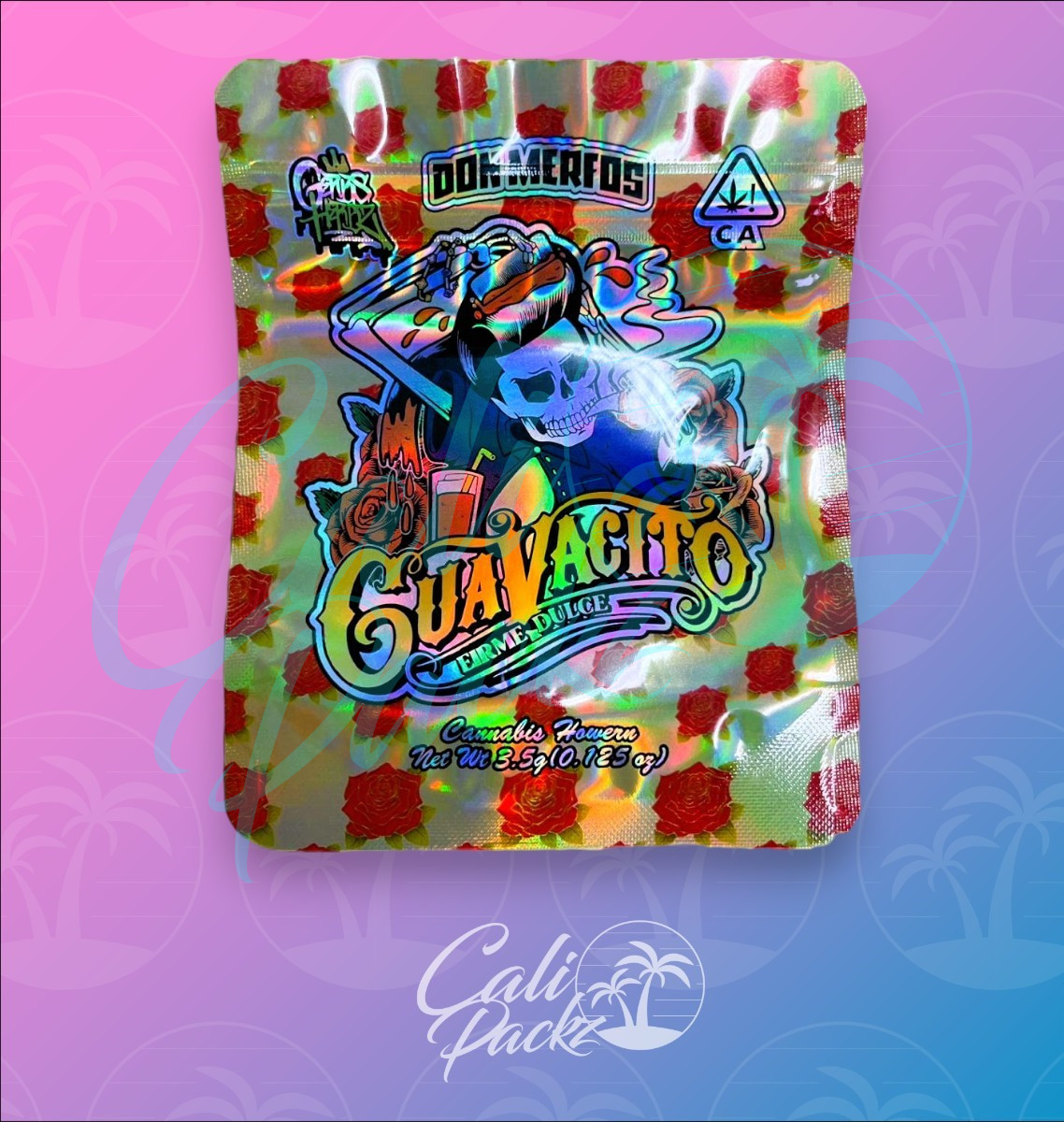 Don Merfos Guavacito Eirme Dulce 3.5g Mylar Bag Front