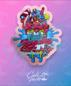 Candy Raspados Die Cut 3.5g Mylar Bag Front