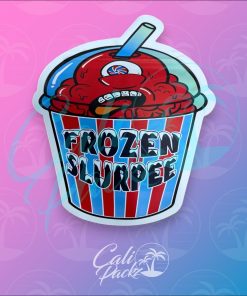 Frozen Slurpee Die Cut 3.5g Mylar Bag Front