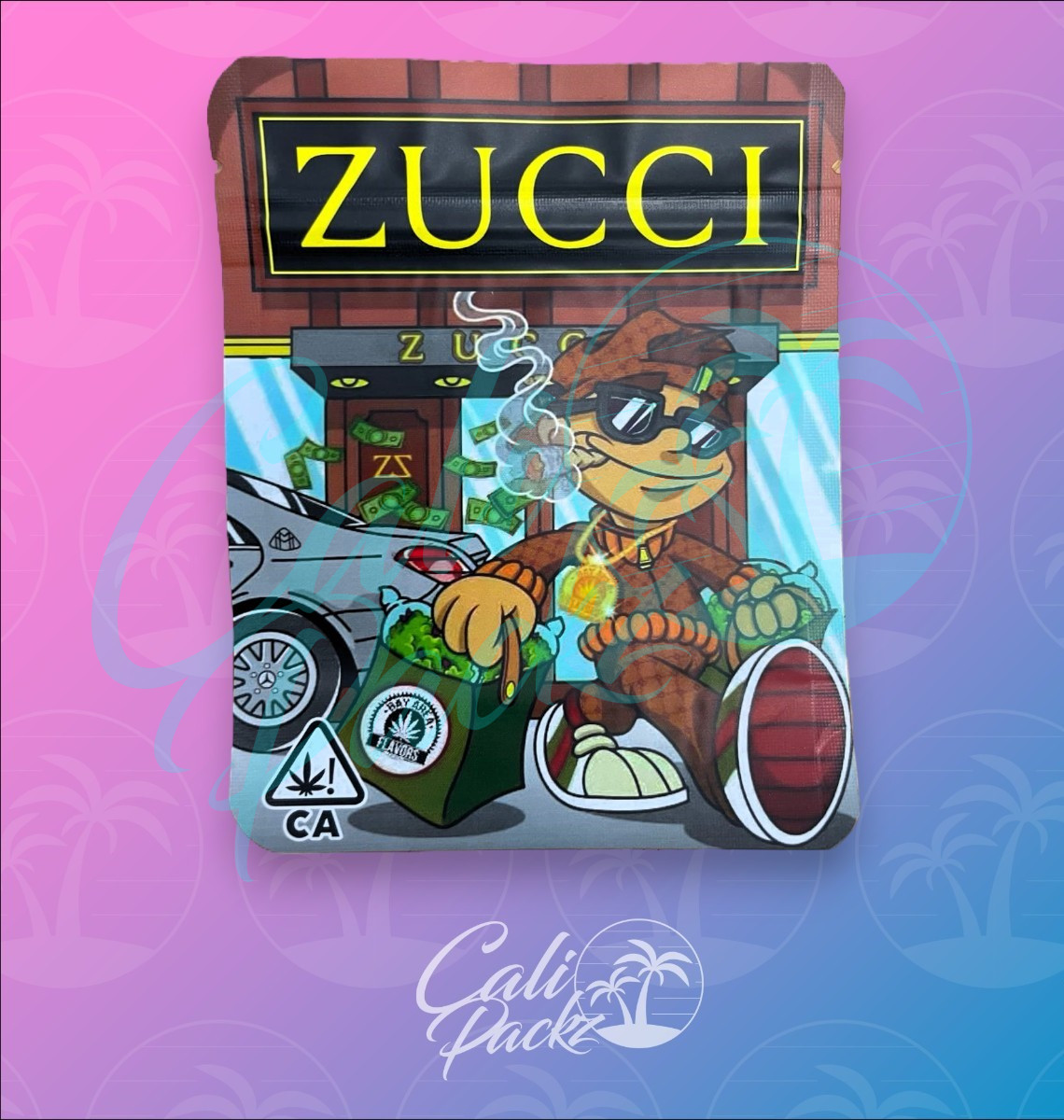 Zucci 3.5g Mylar Bag Front