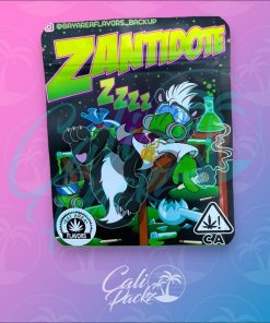 Zantidote 3.5g Mylar Bag Front