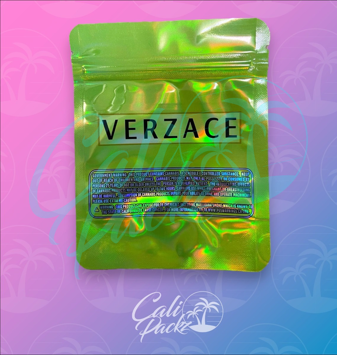 Verzace 3.5g - Mylar Bag Back