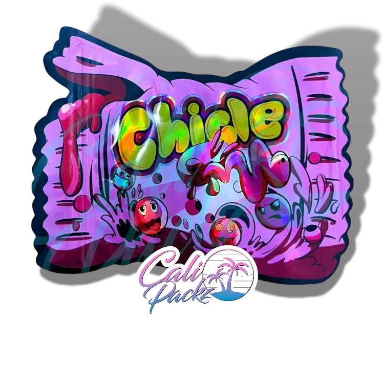 fumi chicle cali pack die cut 3.5g mylar bag