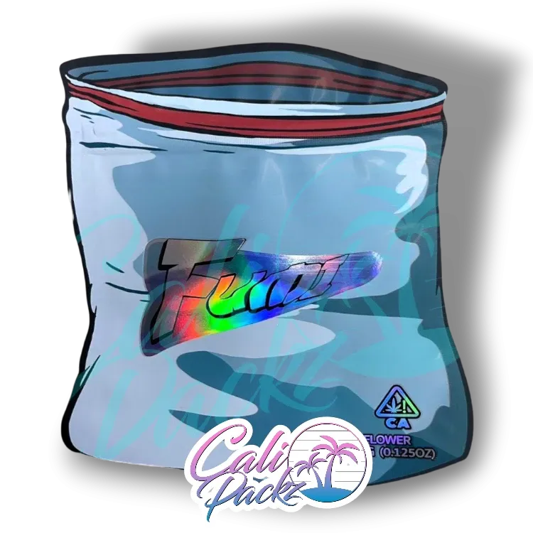 fumi remember where it all started cali pack die cut 3.5g mylar bag