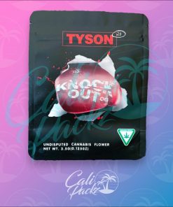 Tyson Knock Out 3.5g - Mylar Bag Front