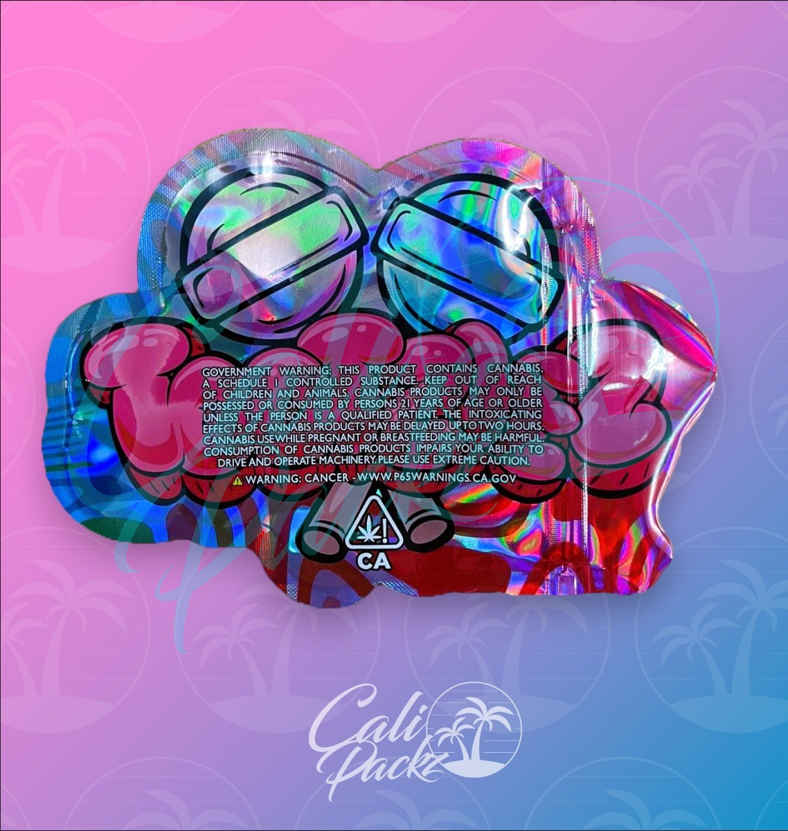 Tootziez Die-Cut 3.5g - Mylar Bag Back