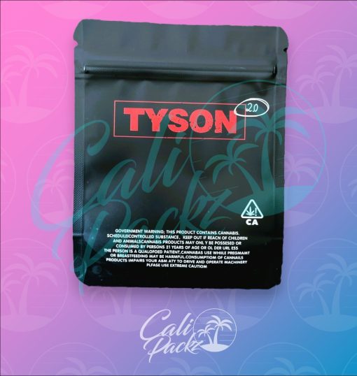 Tyson Knock Out 3.5g - Mylar Bag Back
