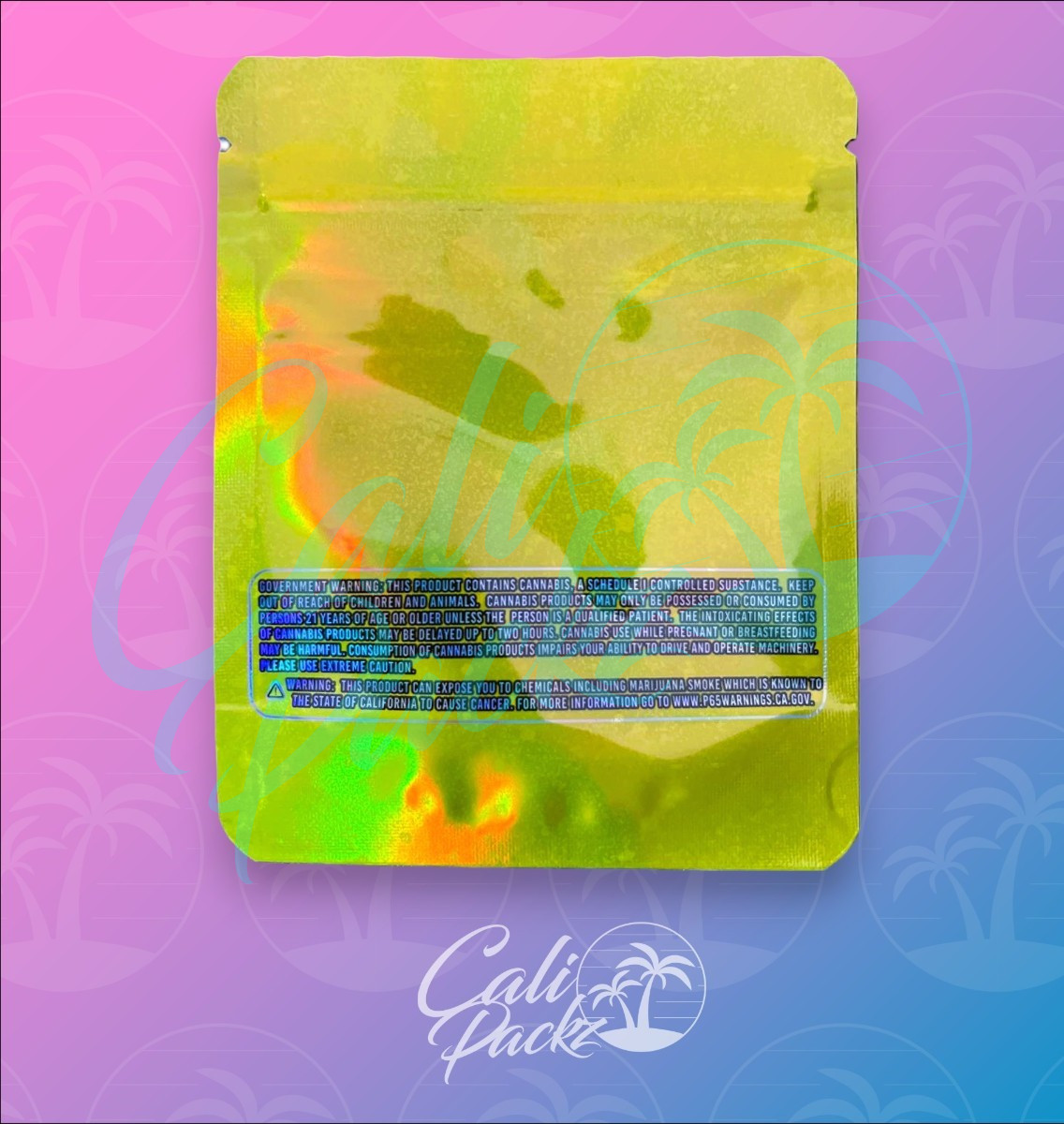 Sherb Money Lemon Lilikoi 3.5g - Mylar Bag Back