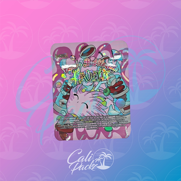 Haupia Candy Bubblegum Cali Pack 3.5 Mylar Bag - Image 2