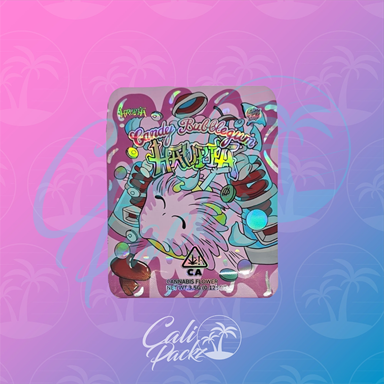Haupia Candy Bubblegum Cali Pack 3.5 Mylar Bag
