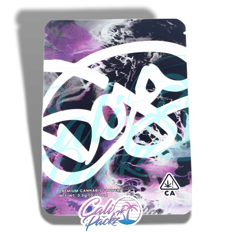 doja pina colato cali pack 3.5g mylar bag