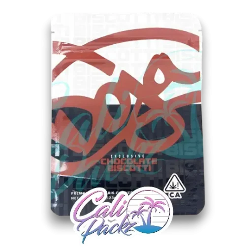 doja chocolate biscotti cali pack 3.5g mylar bag