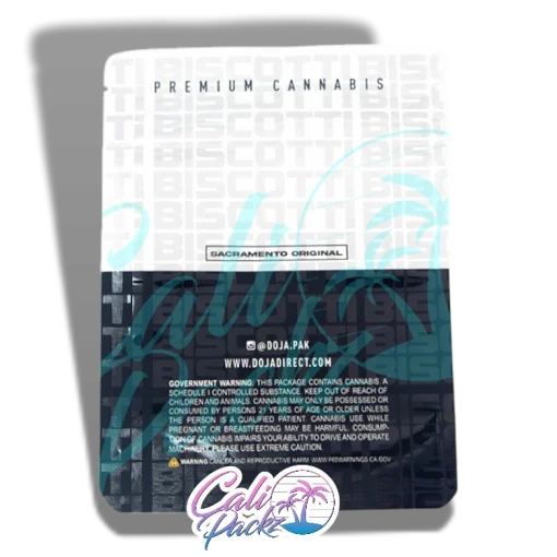 doja biscotti cali pack 3.5g mylar bag