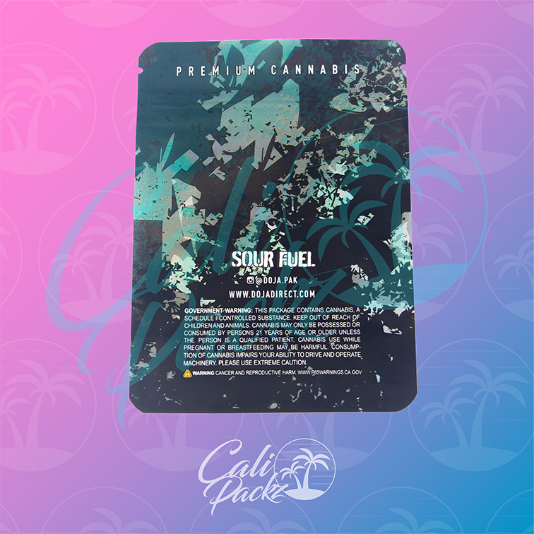 Doja Sour Fuel Cali Pack 3.5g Mylar Bag - Image 2