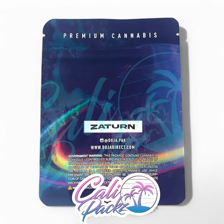 doja zaturn cali pack 3.5g mylar bag