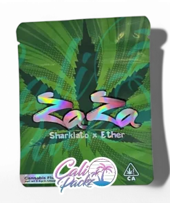zaza sharklato x ether cali pack 3.5g mylar bag