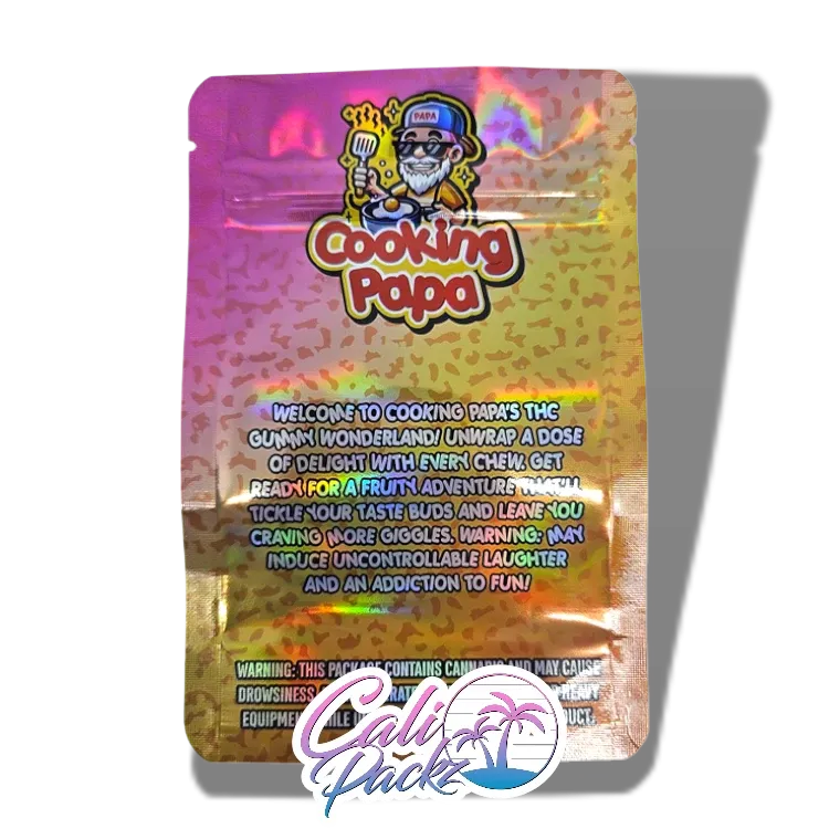cooking papa jumanji mix up edibles cali pack 3.5g mylar bag