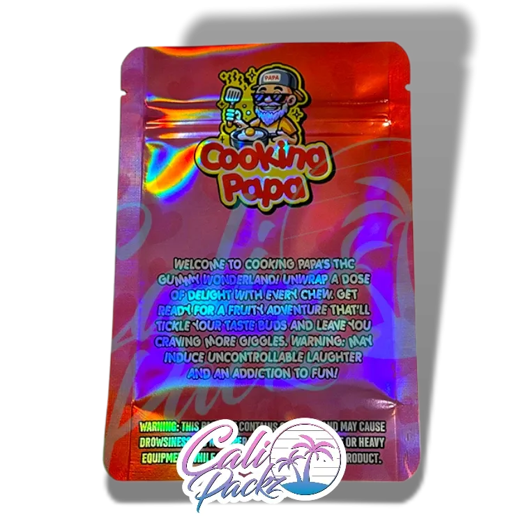 cooking papa heartfelt highs edibles cali pack 3.5g mylar bag