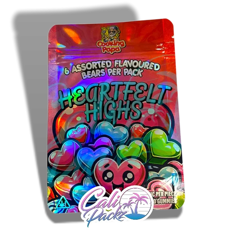 cooking papa heartfelt highs edibles cali pack 3.5g mylar bag