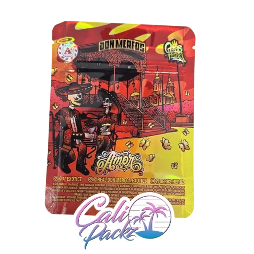 don merfos amor cali pack 3.5g mylar bag