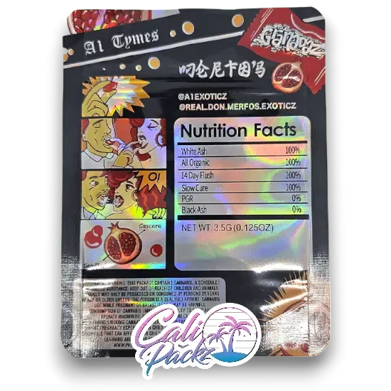 don merfos granadaz cali pack 3.5g mylar bag