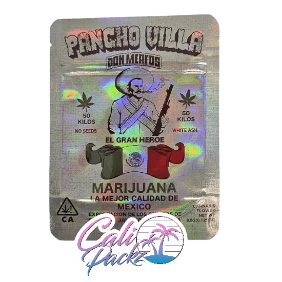 don merfos pancho villa cali pack 3.5g mylar bag