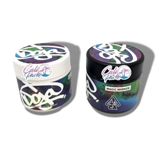 doja pak magic marker glass jar