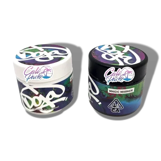 doja pak magic marker glass jar