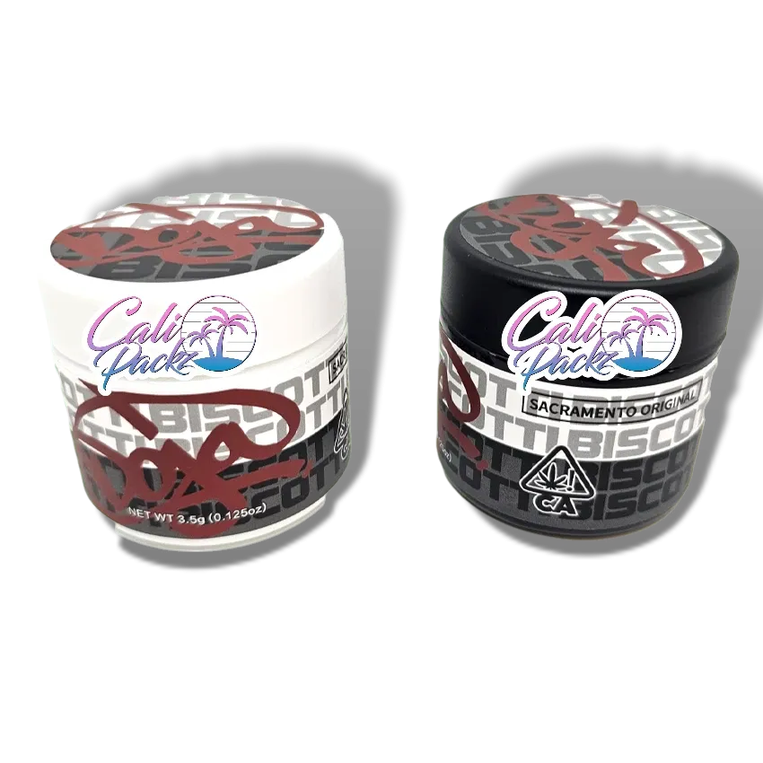 doja pak chocolate biscotti glass jar