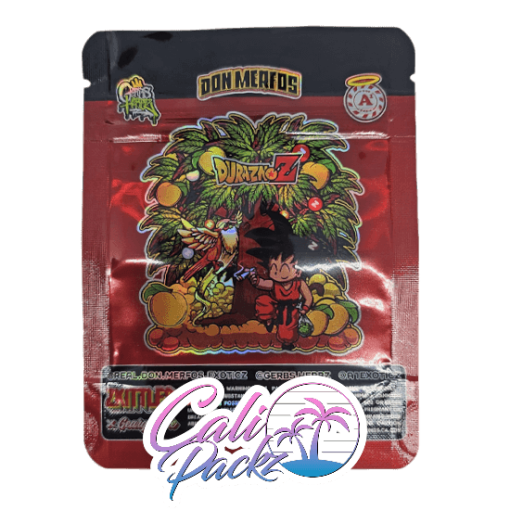 don merfos duraznoz cali pack 3.5g mylar bag