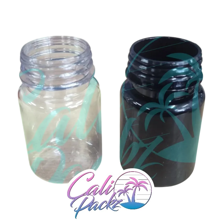 premium 3.5g plain tamper seal 75ml plastic jars