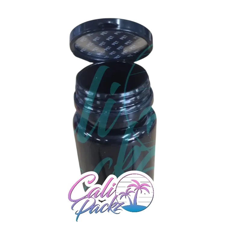 premium 3.5g plain tamper seal 75ml plastic jars