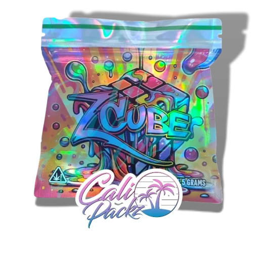 z cube cali pack 3.5g mylar bag