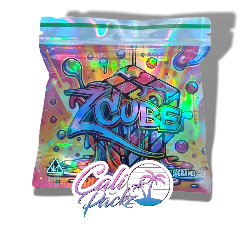 z cube cali pack 3.5g mylar bag