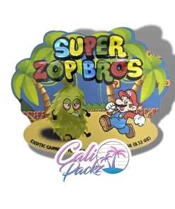 zour zop super zop bros cali pack 3.5g mylar bag