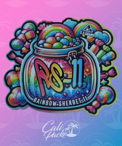 RS11 Die Cut Cali Pack 3.5g Mylar Bag