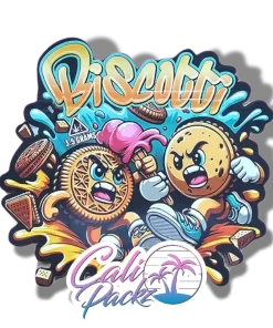 biscotti die cut cali pack 3.5g mylar bag
