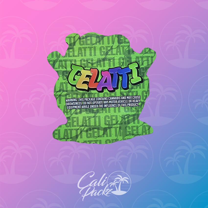 Gelatti Die Cut Cali Pack 3.5g Mylar Bag - Image 2