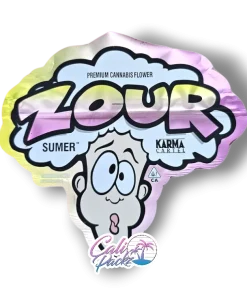 karma cartel sumer zour cut cali pack 3.5g mylar bag