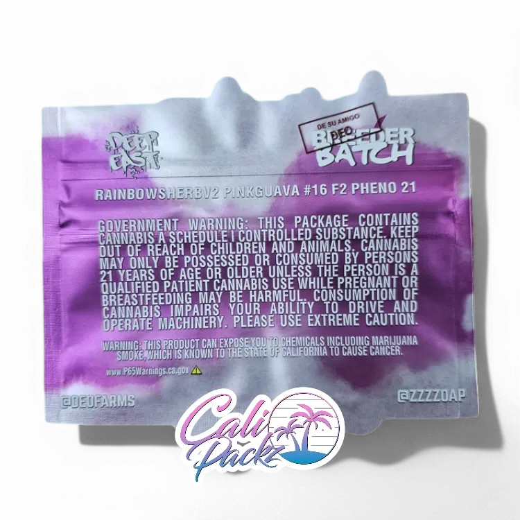 deep east breeder batch – zoap invite only die cut cali pack 3.5g mylar bag