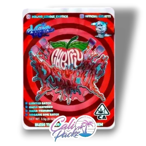 major league exotics cherry pushpop sticker cali packs