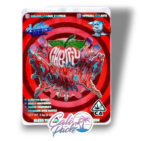 major league exotics cherry pushpop sticker cali packs