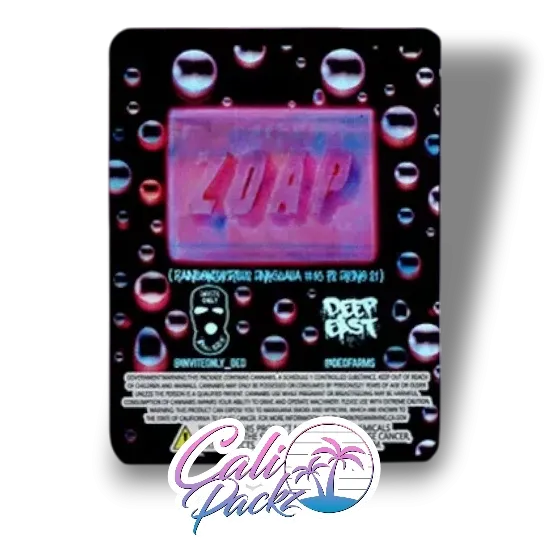 zoap sticker bag cali packs deep east small batch