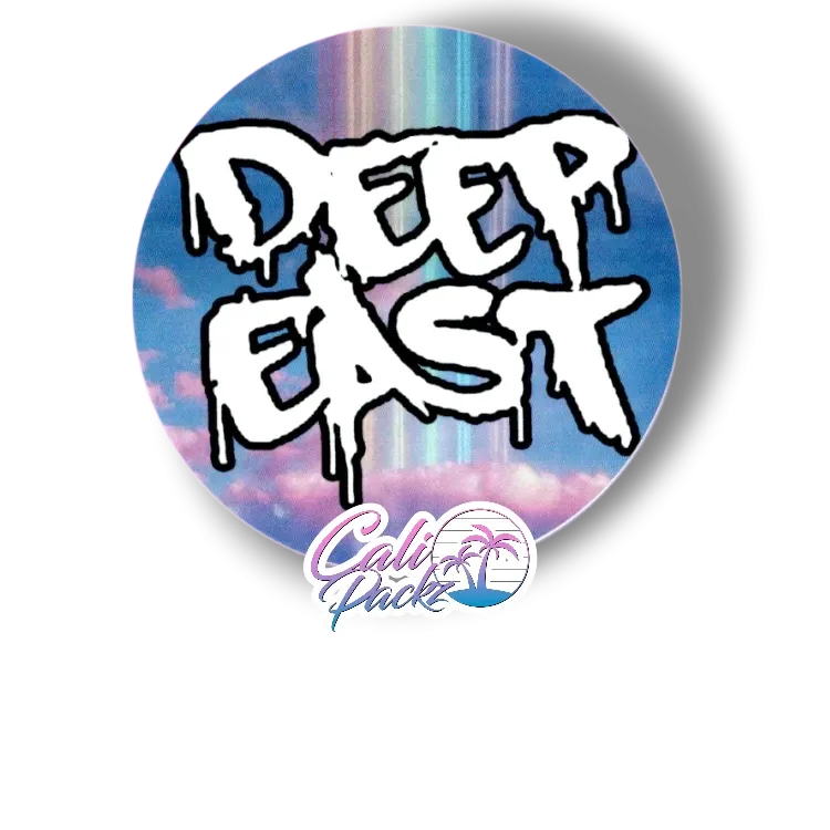 deep east zoap glass jar label set 3.5g